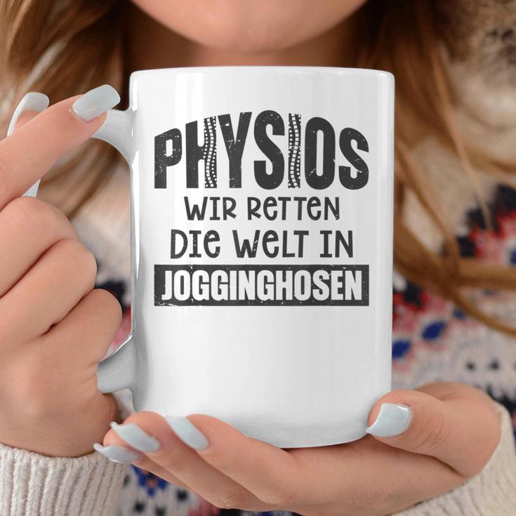 Physio Wir Retten Die Welt In Jogging Bottoms Gray Tassen Lustige Geschenke