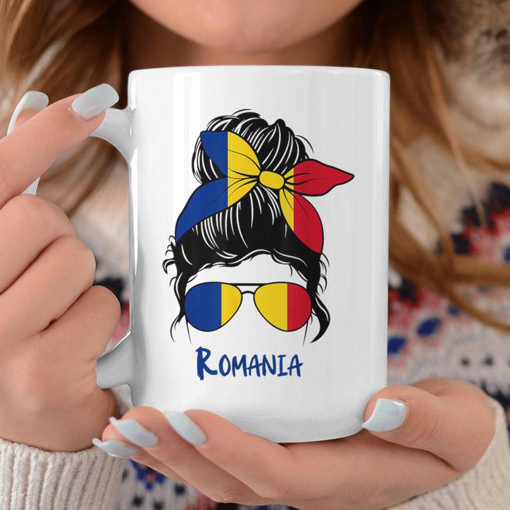 Romania Girls' Romania Woman Flag Tassen Lustige Geschenke