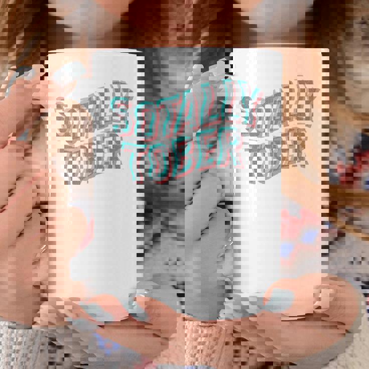 Sotally Tober Wavy Text Tazze Regalos divertidos