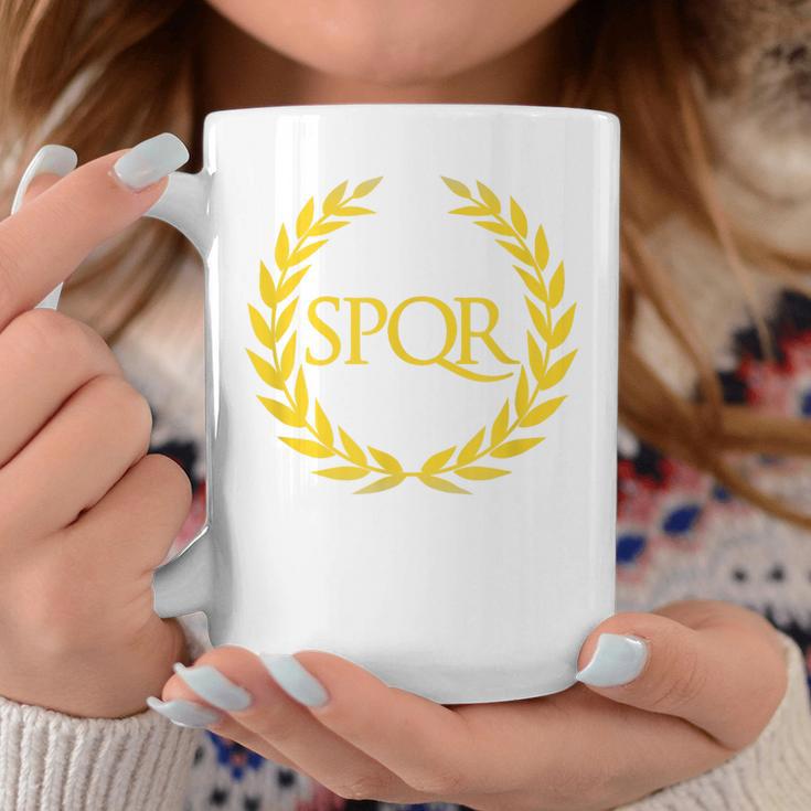 Spqr Lila I Senatus Populus Que Romanus Tassen Lustige Geschenke