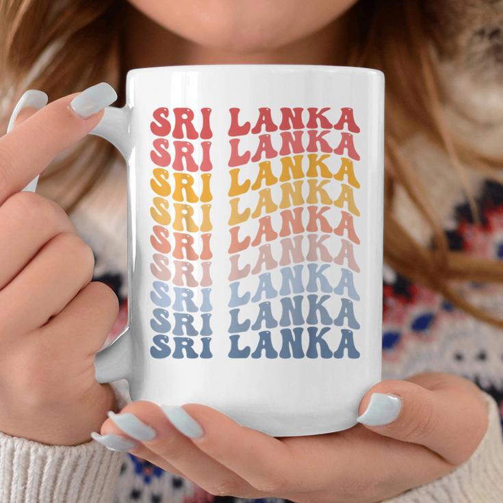 Sri Lanka Groovy Retro Sri Lanka Tassen Lustige Geschenke