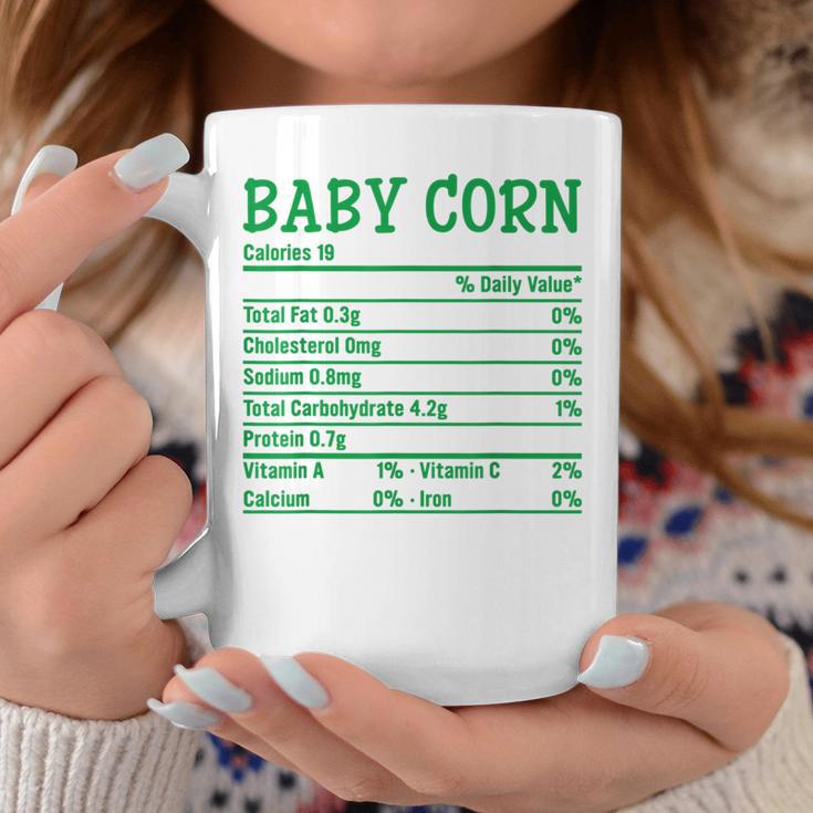 Thanksgiving Christmas Food Facts Baby Corn Nutrition Graphic Print Coffee Mug Unique Gifts