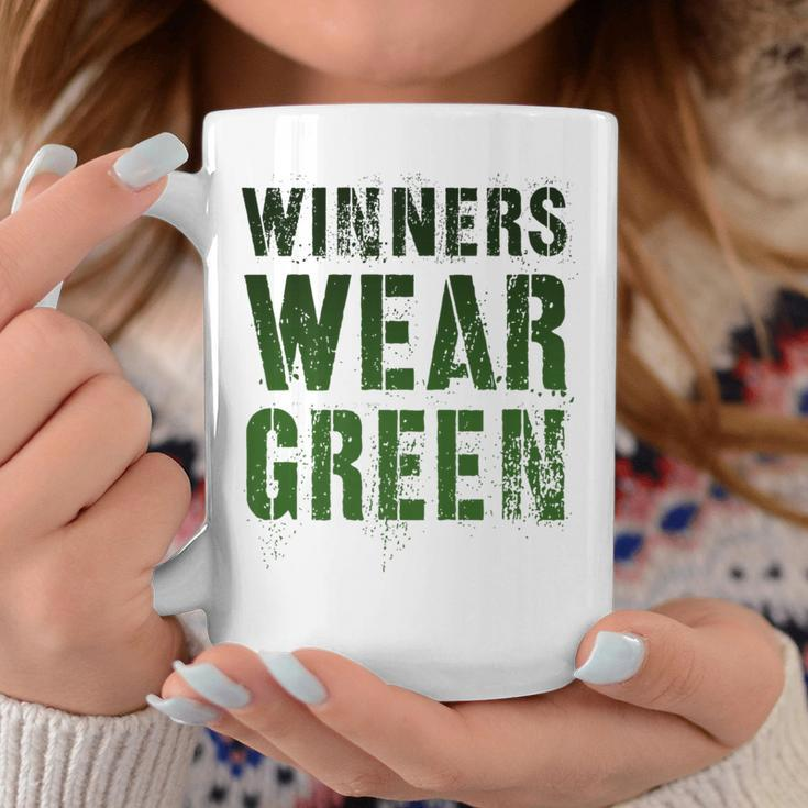 Vintage Winners Wear Green Summer Camp Boss War Game Coffee Mug Unique Gifts