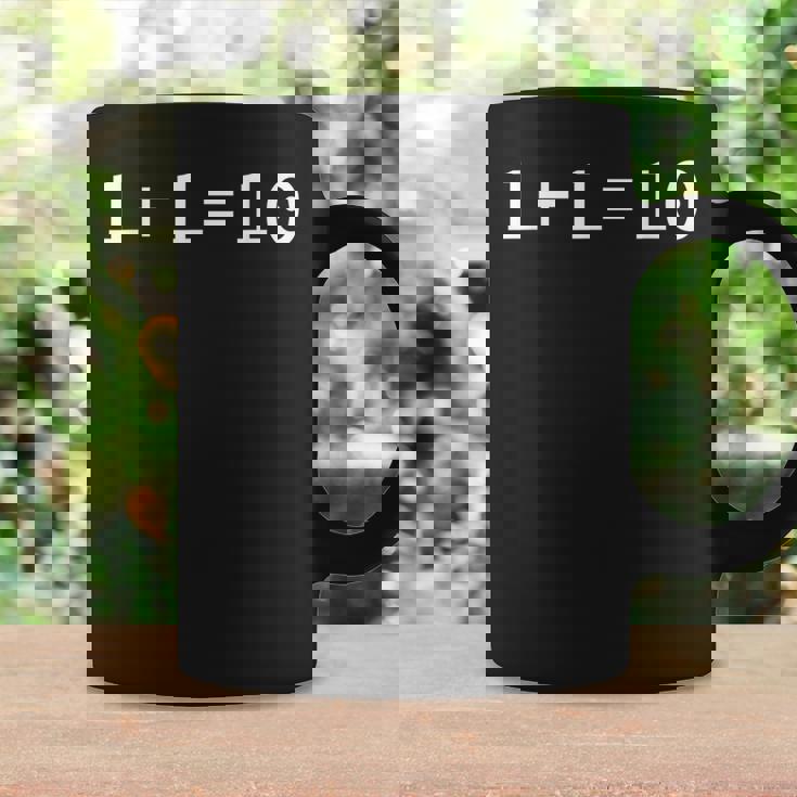 1 1 10 Binario Divertente Informatica Software Programmatore Tazze Ideas de regalos
