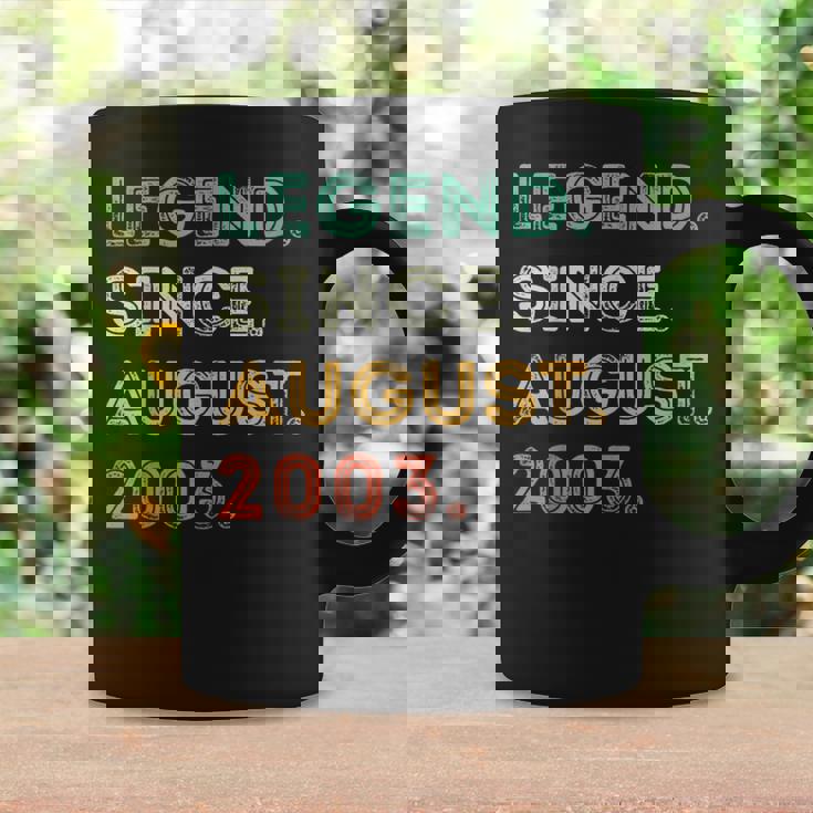21 Years Old Legend Since August 2003 21St Birthday Coffee Mug Gifts ideas