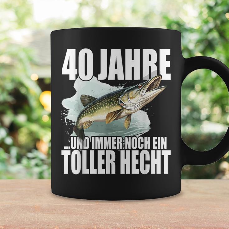 40 Jahre Und Noch Ein Toller Hecht Angler Birthday Tassen Geschenkideen