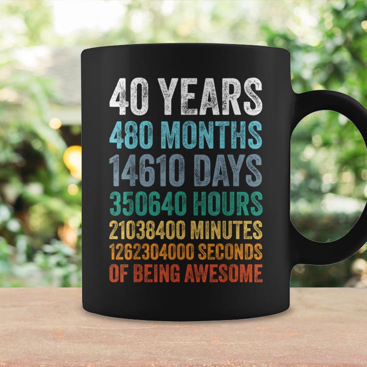40Th Birthday Decoration 40Yr 40 Year Old Birthday Coffee Mug - Seseable
