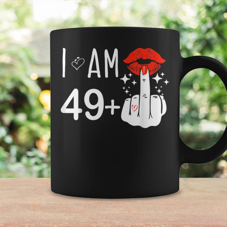 I Am 49 Plus 1 Middle Finger 50Th Birthday Coffee Mug - Monsterry