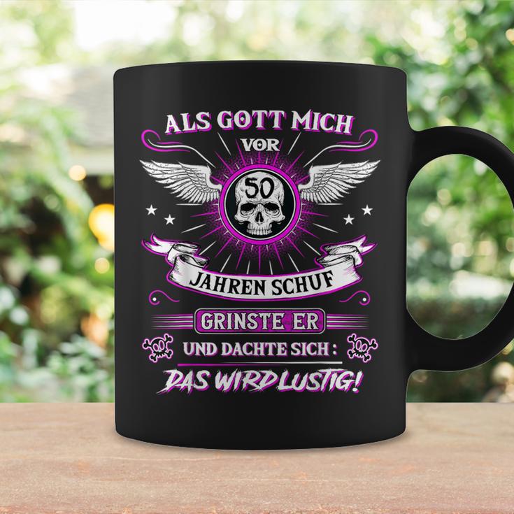 50Th Birthday Als Gott Michor 50 Jahre Schuf Grinste Er Grins Tassen Geschenkideen