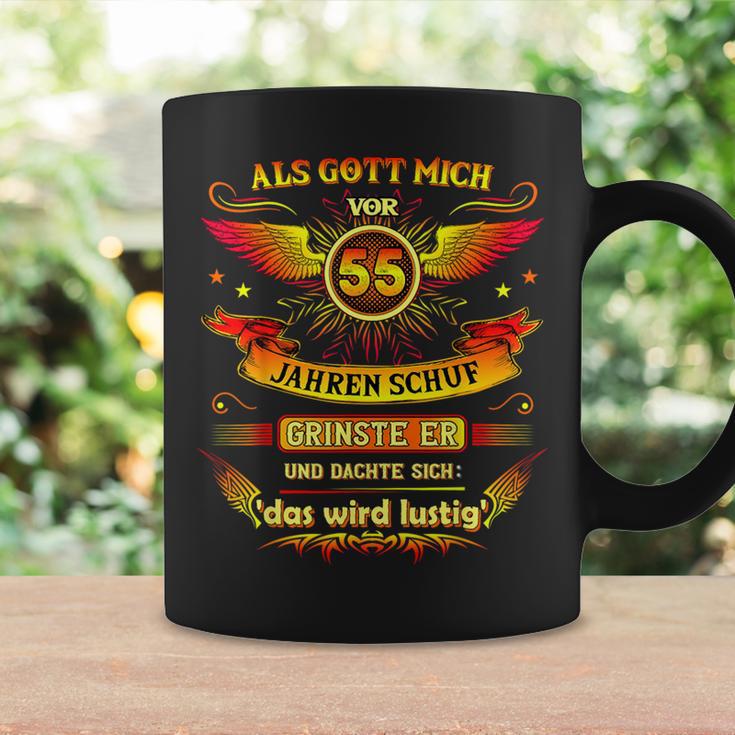 55Th Birthday Als Gott Michor 55 Jahre Schuf Grinste Er 55Th Tassen Geschenkideen