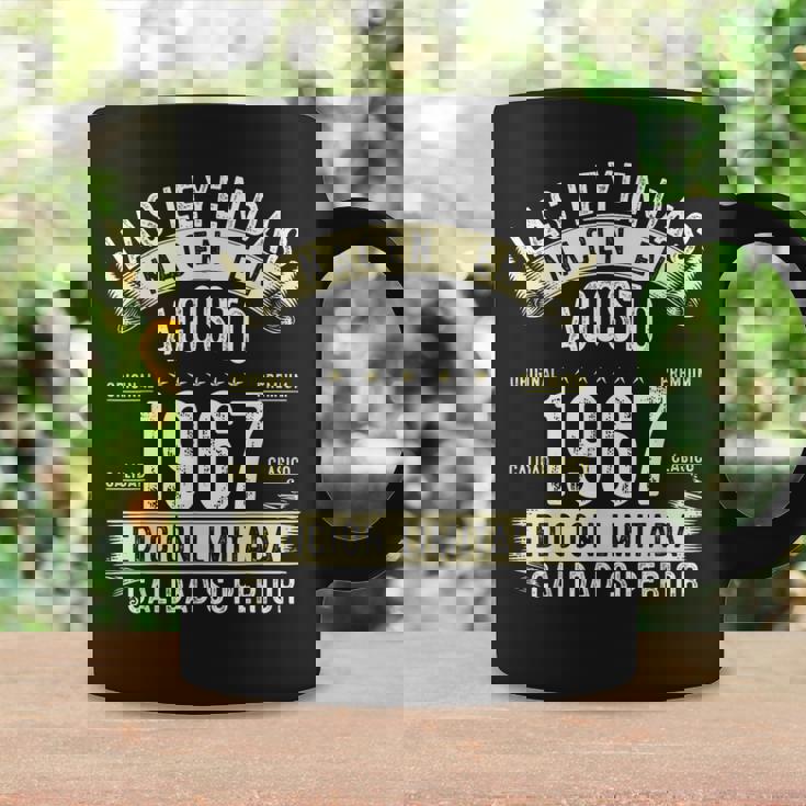 57 Años Cumpleaños Hombre Las Leyendas Nacen En Agosto 1967 Taza de café Ideas de regalos