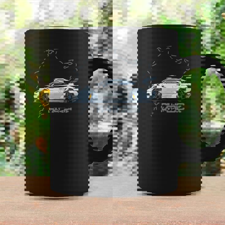 992 Gt3 Rs Silueta Clásico Coche Retrointage 911 Gt3 Rs Taza de café Ideas de regalos