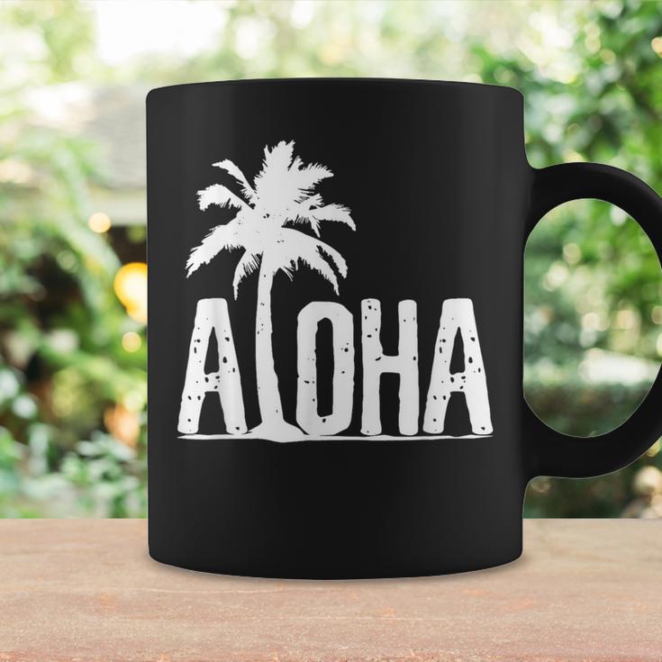 Aloha Beach Summer Palm Trees Hawaii Surfer Tassen Geschenkideen