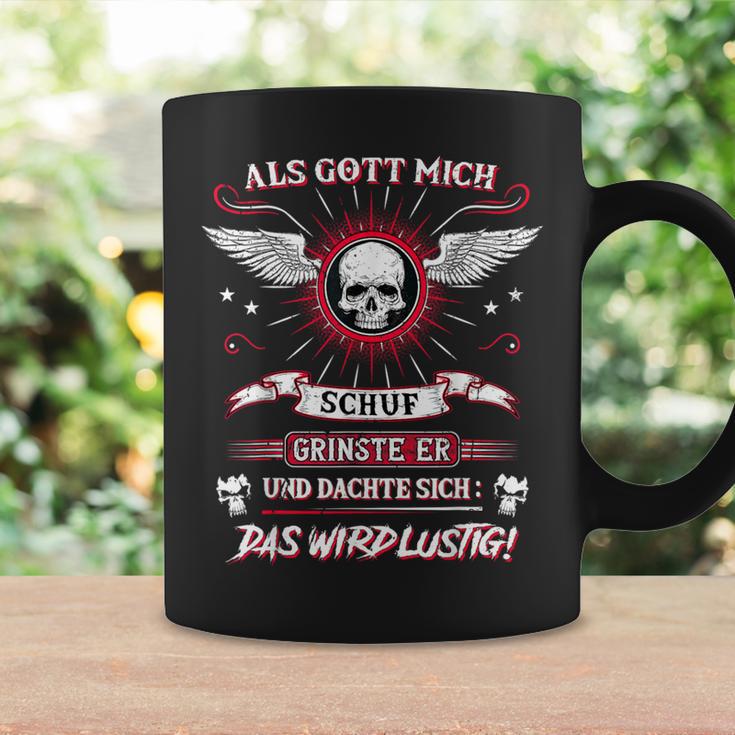 Als Gott Mich Schuf Grinste Er Und Denkdas Wird A S Tassen Geschenkideen