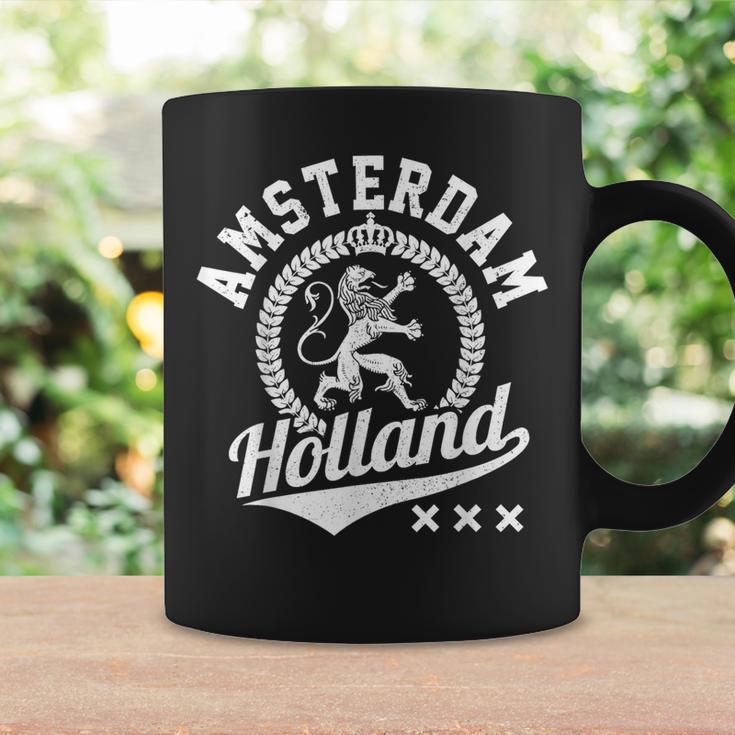 Amsterdam Holland Netherlands Crest Lion Souvenir Tassen Geschenkideen