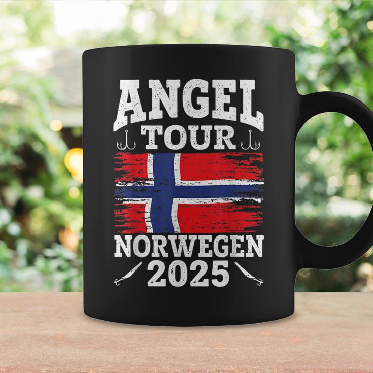 Angel Tour Norway 2025 Fishing Team Norway Flag Angler Tassen Geschenkideen