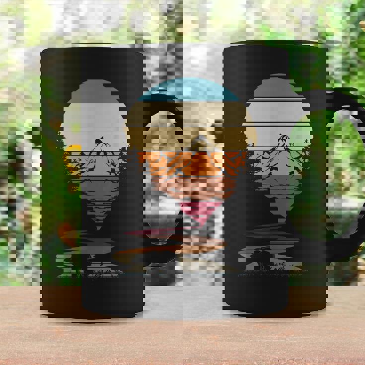Animale Orso Foresta Escursionismo Montagne Retro Trekking Tazze Ideas de regalos