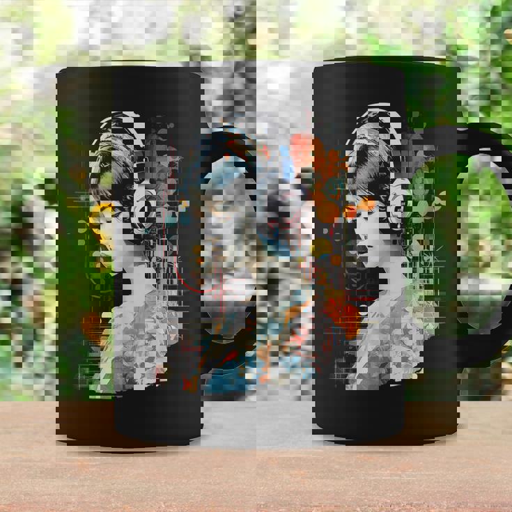 Anime Forme Geometriche Colorate Ragazza Grafica Anime Tazze Ideas de regalos