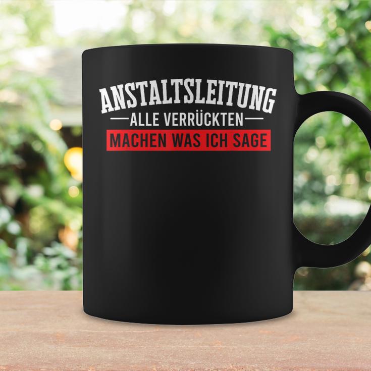 Anstaltleitungerrückte Macht Department Manager Mad House Tassen Geschenkideen