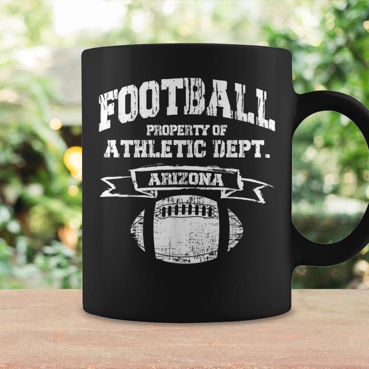 Arizona Football Property Of Athletic Dept Retro Grunge Tassen Geschenkideen