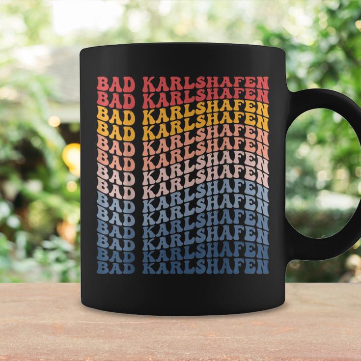 Bad Karlshafen City Groovy Retro Tassen Geschenkideen