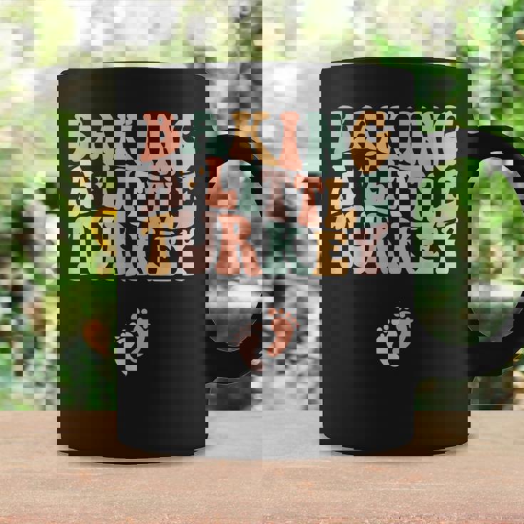Baking A Little Turkey Thanksgiving Pregnancy Announcement Coffee Mug Gifts ideas