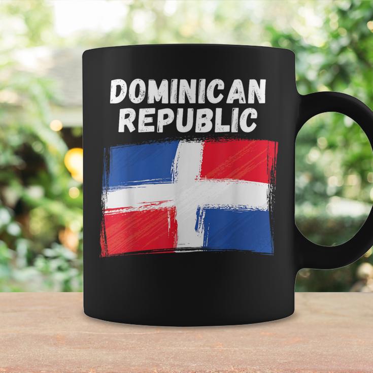 Bandera De La República Dominicanaintage Grunge Bandera Dominicana Taza ...