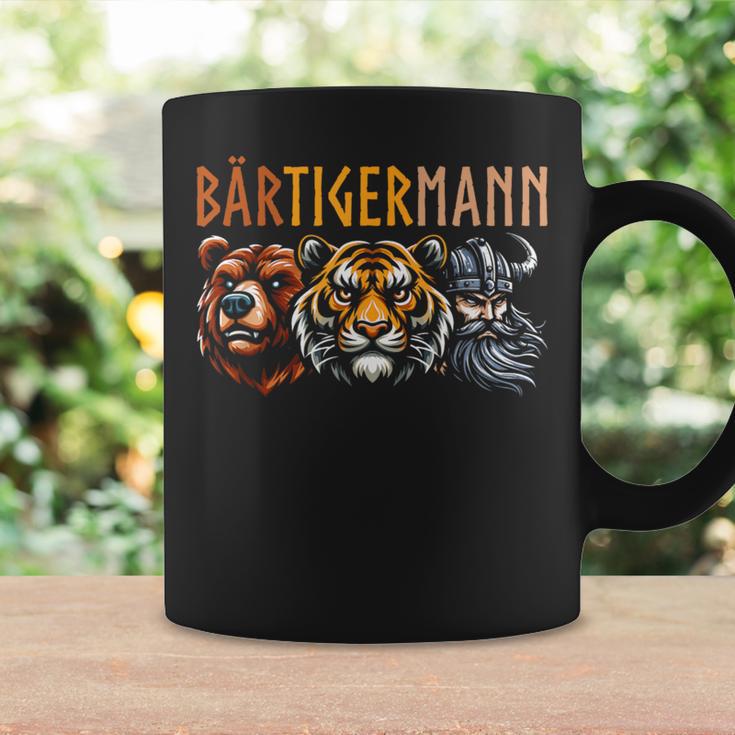 Bärtigermann Bear Tiger Man Beardiking Bearded Man Tassen Geschenkideen