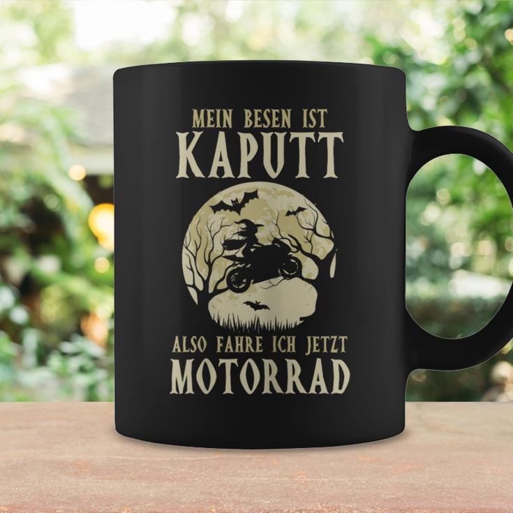 Biker Mein Besen Ist Kaputt Ich Fahre Motorrad Hexen German Langu Tassen Geschenkideen