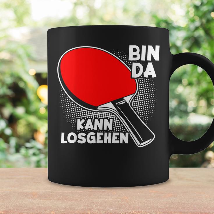 With Bin Da Kann Losgehen Table Tennis Player Tassen Geschenkideen