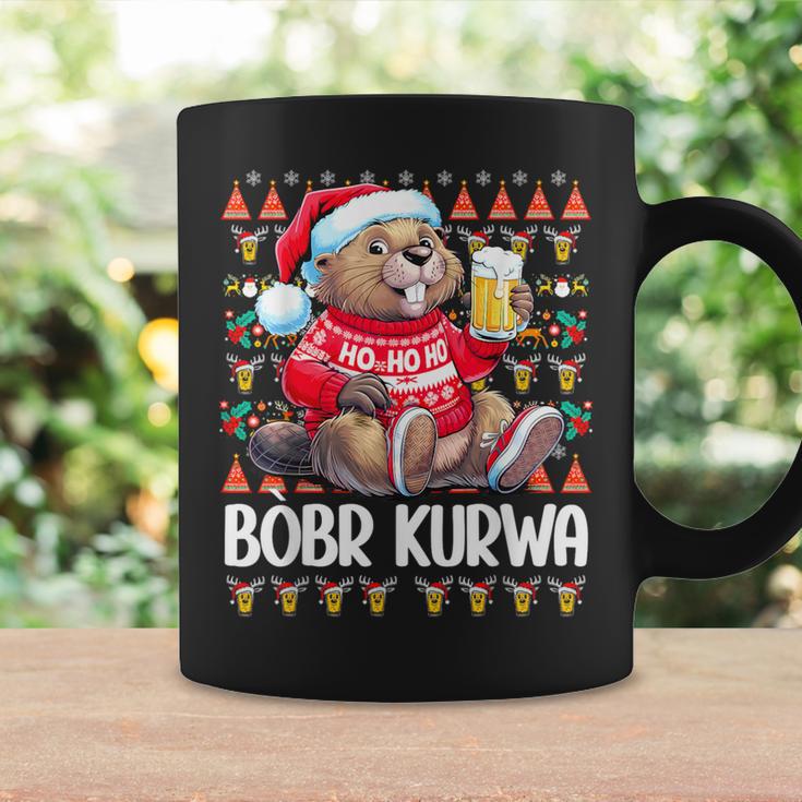 Bòbr Kurwa Christmas Jumper Polish Beer Bober Xmas Kurwa Tassen Geschenkideen