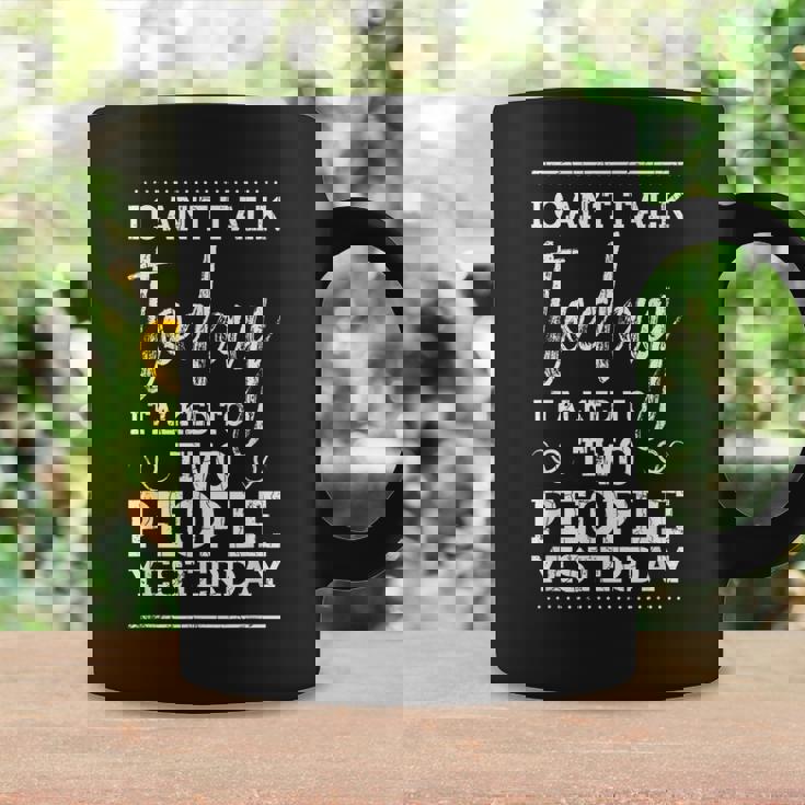I Can't Talk Today Divertente Introverts Estroversi Grafica Tazze Ideas de regalos