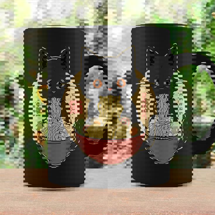 Cat Ramen Graphic Japanese Kawaii Cat Anime Coffee Mug Gifts ideas