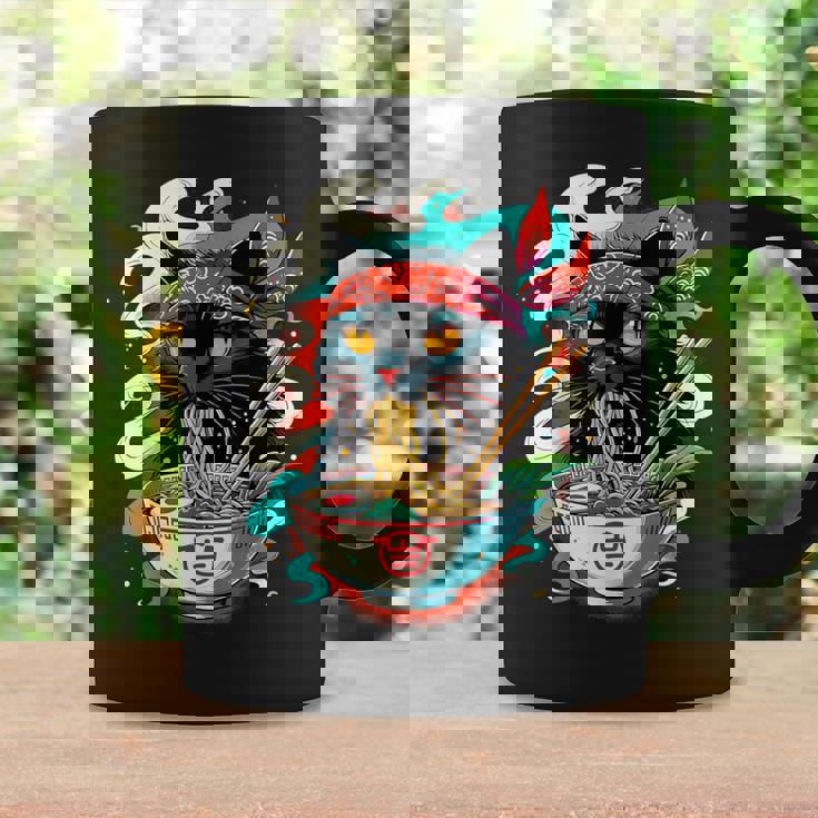 Cat Ramen Noodle Japanese Anime Kawaii Cat Coffee Mug Gifts ideas