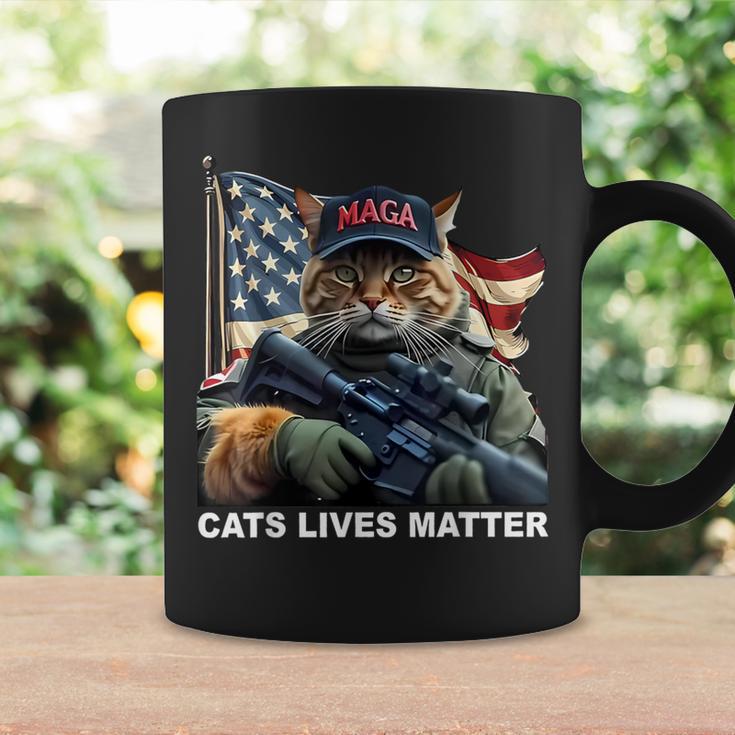 Cats Life Important Trump 2024 Cat Maga Tassen Geschenkideen