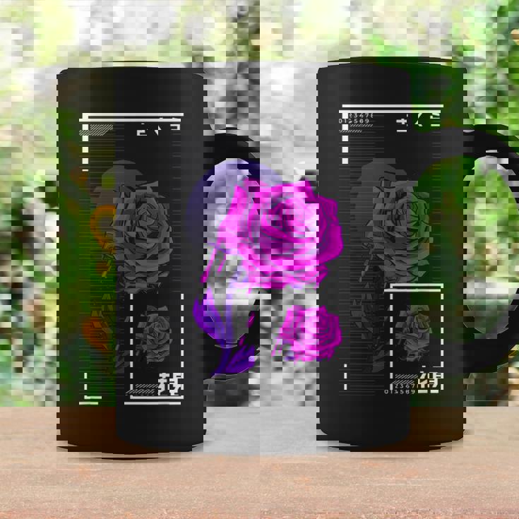 Cherry Blossom Giapponese Retro Rose Graphic Tazze Ideas de regalos