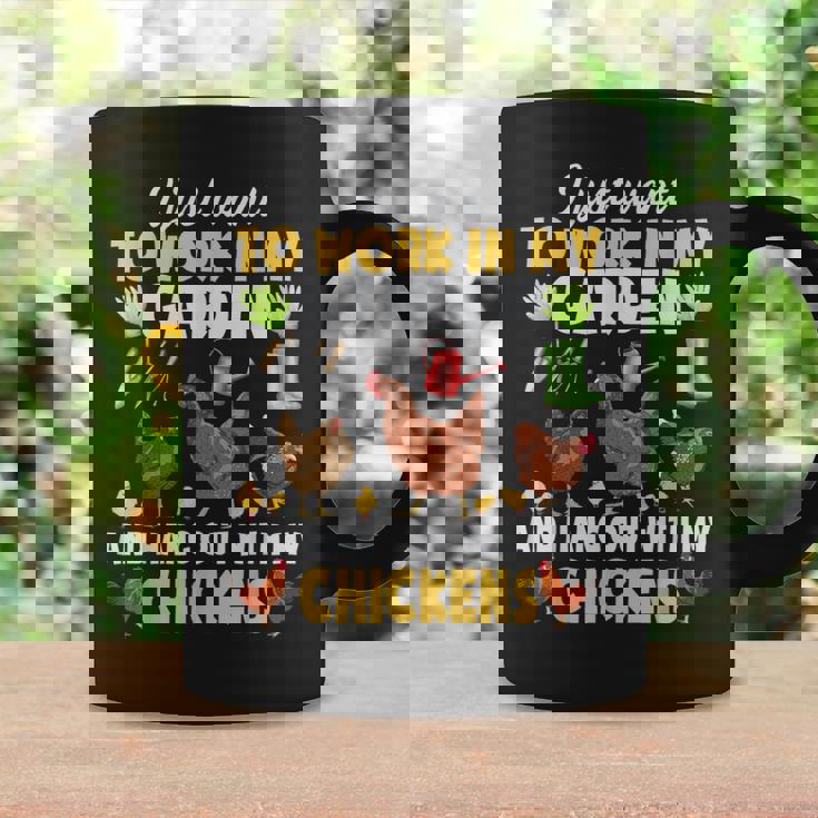 Chicken Animal Farm Garden For Farmer Men Women Gardening Coffee Mug Gifts ideas