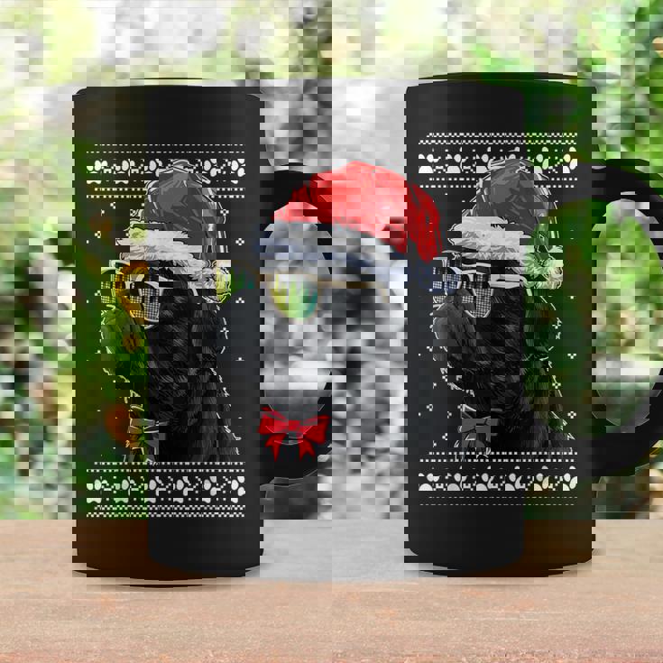 Christmas Pug Dog Mom Dad Black Pug Ugly Christmas Sweater Coffee Mug Gifts ideas