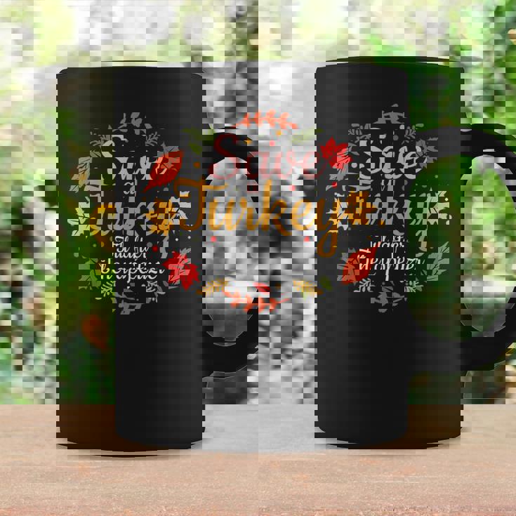 Christmas Thanksgiving Save A Turkey After Appetizer Joke Coffee Mug Gifts ideas