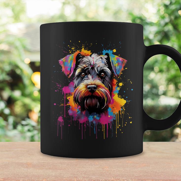 Colourful Miniature Schnauzer Dog Tassen Geschenkideen