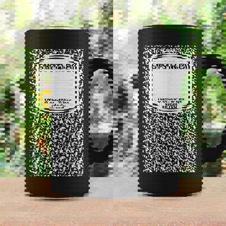 Composition Book Notebook Matching Group Halloween Teacher Coffee Mug Gifts ideas