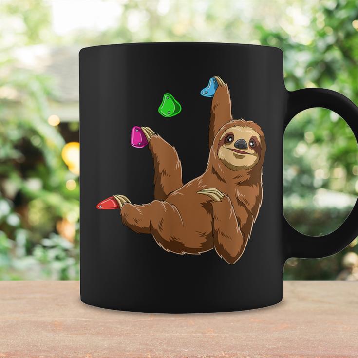 Cool Sloth Boulder Climbing Tassen Geschenkideen