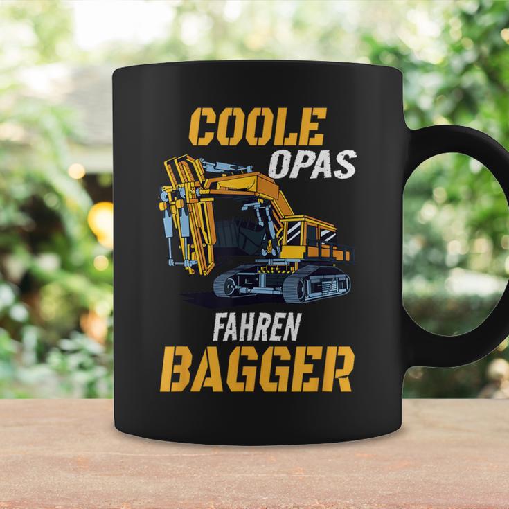 Coole Opas Fahren Bagger Digger Driver Grandpa Tassen Geschenkideen