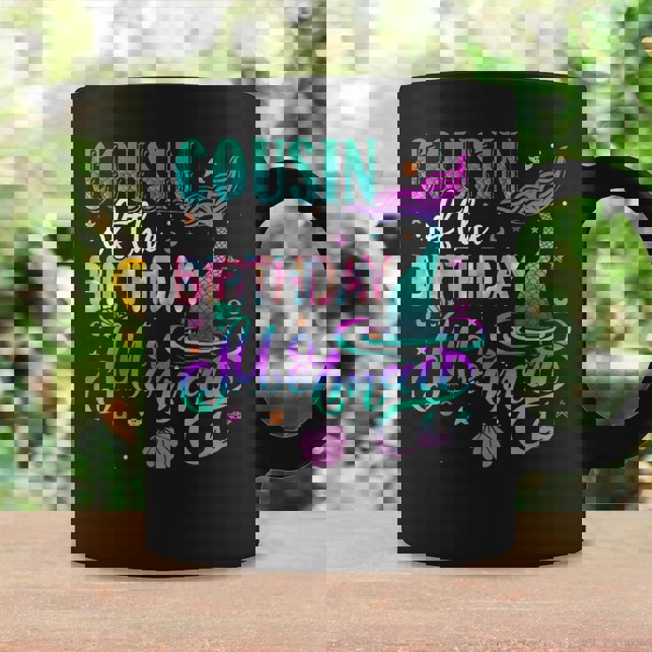 Cousin Of The Birthday Mermaid Family Matching Party Squad Coffee Mug Gifts ideas