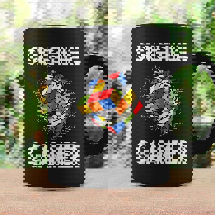 Cubo Rubik Cube Magic Cube Retro Rubiintage Nerd Sin Mangas Taza de café Ideas de regalos