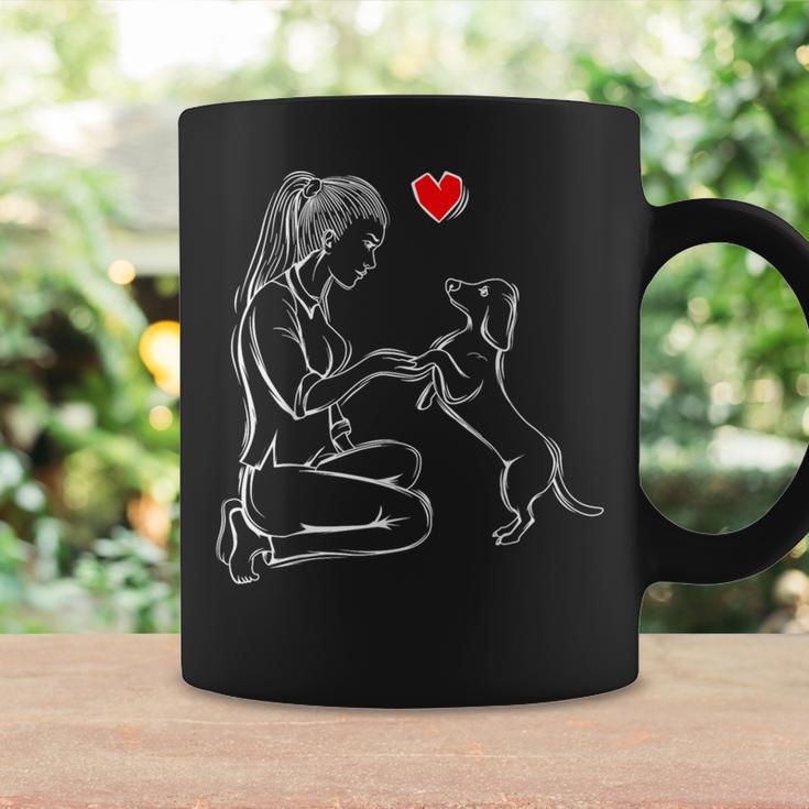 Dachshund Dog Love Dachshund Teckel Female S Tassen Geschenkideen