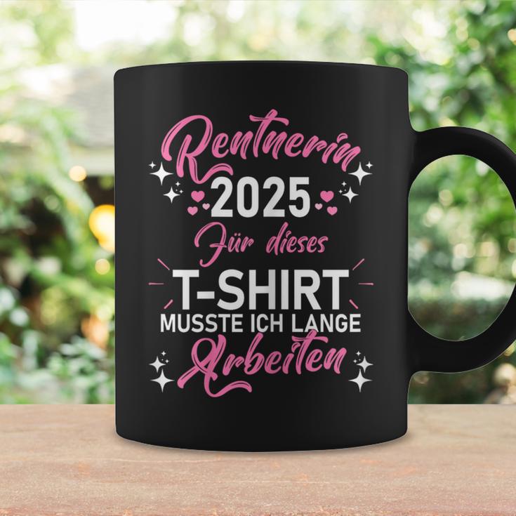 Damen Rente 2025 Ruhestand Pension Deko Dekoration Rentner 2025 Tassen Geschenkideen