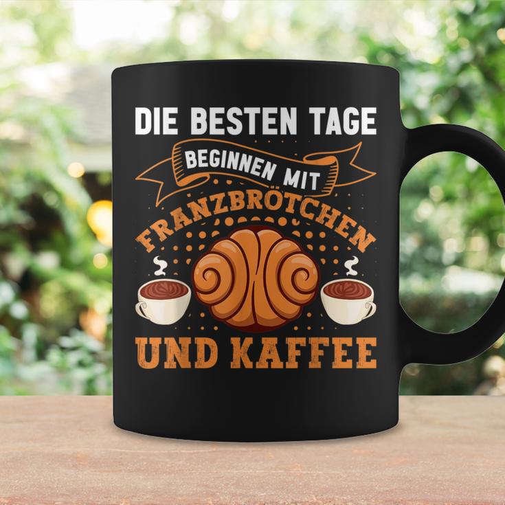 Die Besten Tagen Beginnen Mit Franzbrötchen & Kaffee Hamburg Tassen Geschenkideen