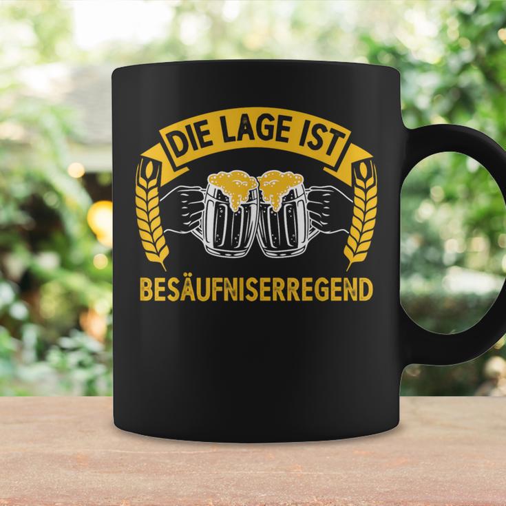 Die Lage Ist Besäufniserregend Sauf Bier German Tassen Geschenkideen