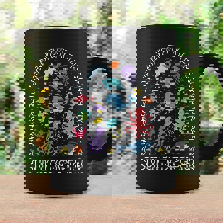 We Are Different But In This School We All Swim Together Coffee Mug Gifts ideas